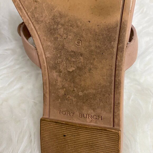 Tory Burch Women Sandals Miller Light Sand Size 9 - Picture 6 of 6
